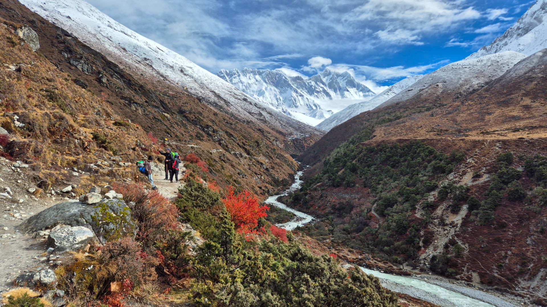 Треккинг в базовый лагерь Эвереста через Гокио смотреть онлайн