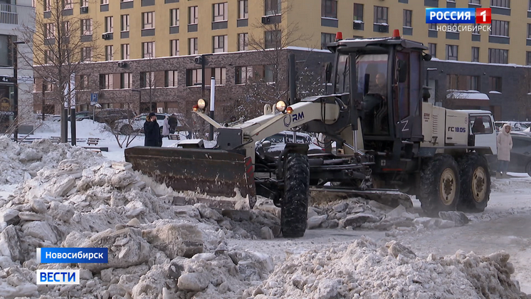 Масштабную уборку улиц и тротуаров начали в Октябрьском районе Новосибирска смотреть онлайн