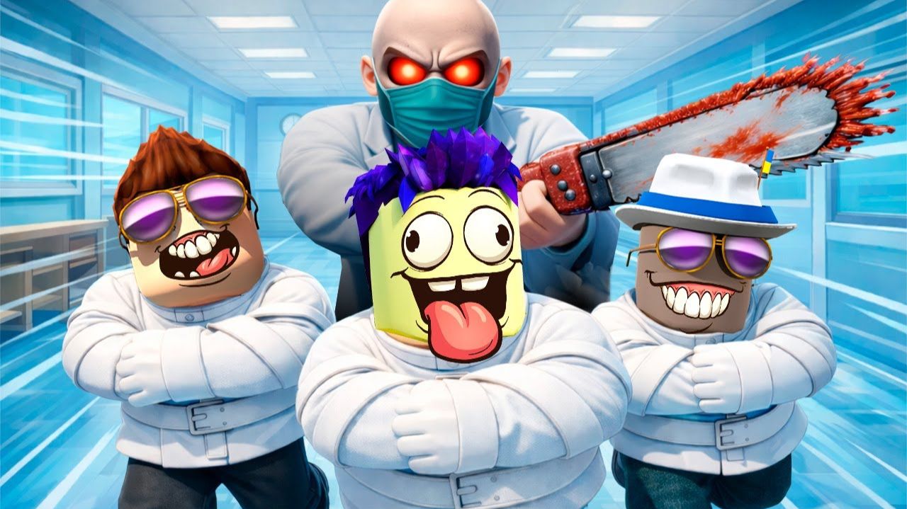 ПОБЕГ ИЗ ПСИХУШКИ В ROBLOX смотреть онлайн