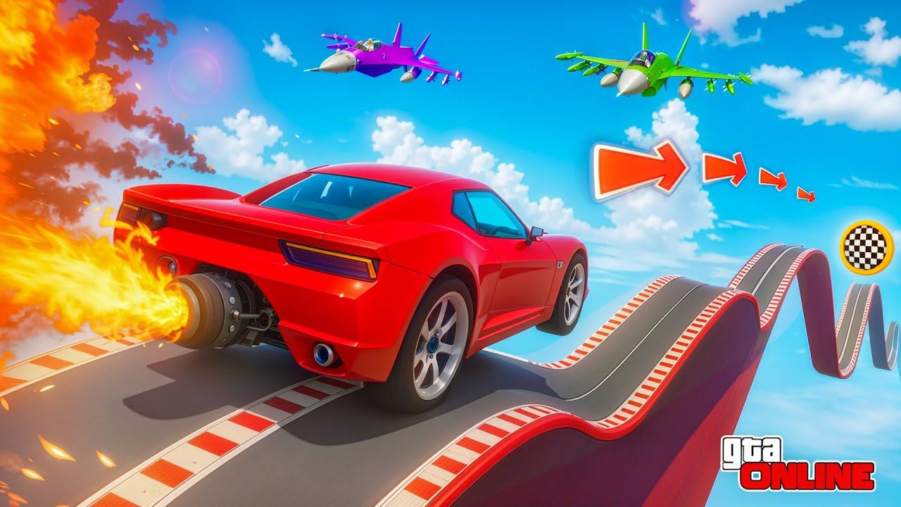 МЕГА ВОЛНИСТЫЙ СПУСК С ПОДСТАВОЙ! СПУСК БЕЗ ТОРМОЗОВ В ГТА 5! СПУСК В ГТА 5 ОНЛАЙН смотреть онлайн