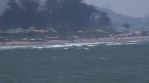 ГОА. Арамболь. Панорама пляжа из кафе