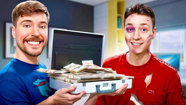 Мистер Бист БРОСИЛ МНЕ ЧЕЛЛЕНДЖ на $100,000 в Майнкрафт... смотреть онлайн