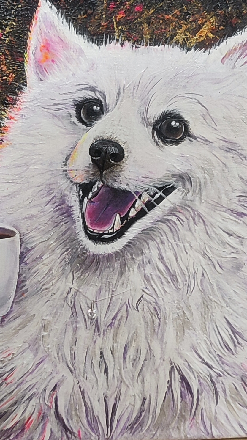 Портрет собаки 🐾🐶🎨👩🏼🎨 смотреть онлайн