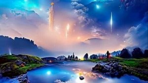 В реку смотрятся облака.