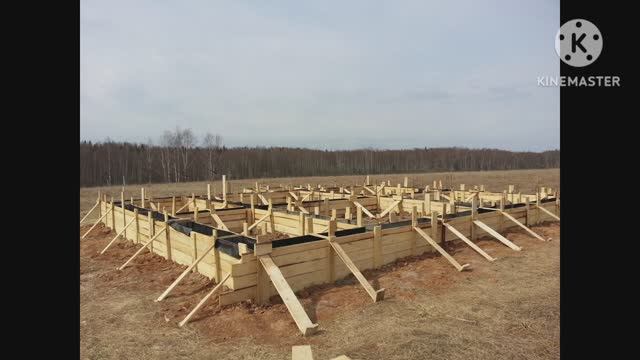 Фундамент под деревянный дом. смотреть онлайн