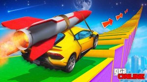 КАК ДАЛЕКО ЛАМБА ПРИВЯЗАННАЯ К РАКЕТЕ СМОЖЕТ ЗАБРАТЬСЯ ПО СТУПЕНЬКАМ ЛЕСТНИЦЫ? ЭКСПЕРИМЕНТЫ ГТА 5