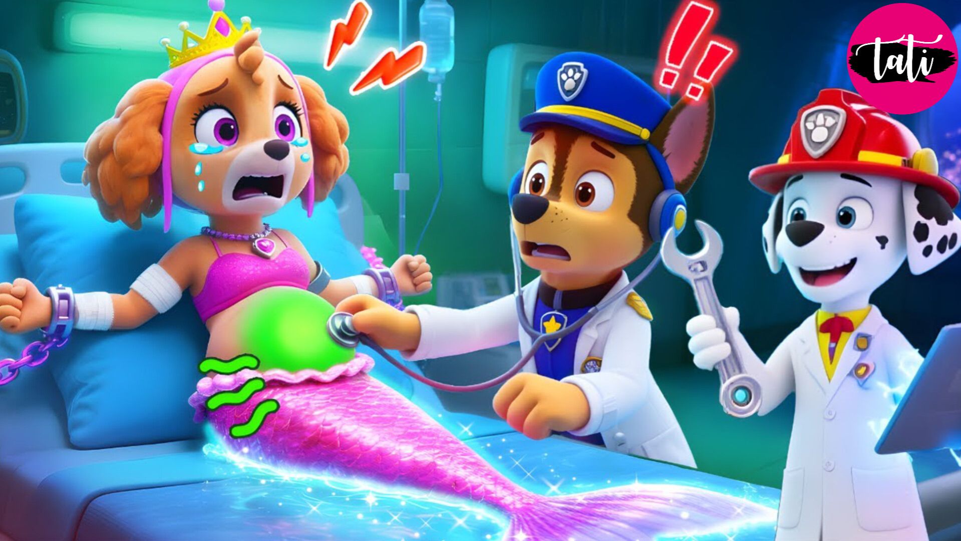 Щенячий патруль и Маршалл. Залипательное видео. Мультфильм для детей и малышей. Анимация 122 смотреть онлайн