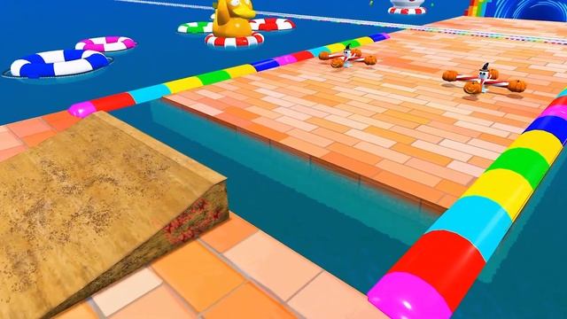 Машина скорой помощи против поездов против колес спиннера - BeamNG.drive смотреть онлайн