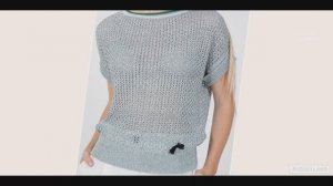 Простой эффектный узор для летней кофты, футболки, топа..