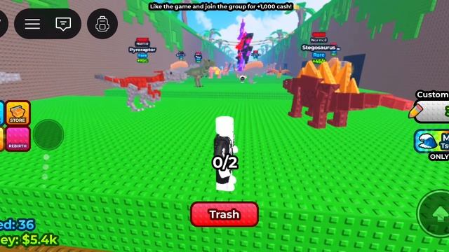 Спаси динозавров оо цунами в роблокс смотреть онлайн