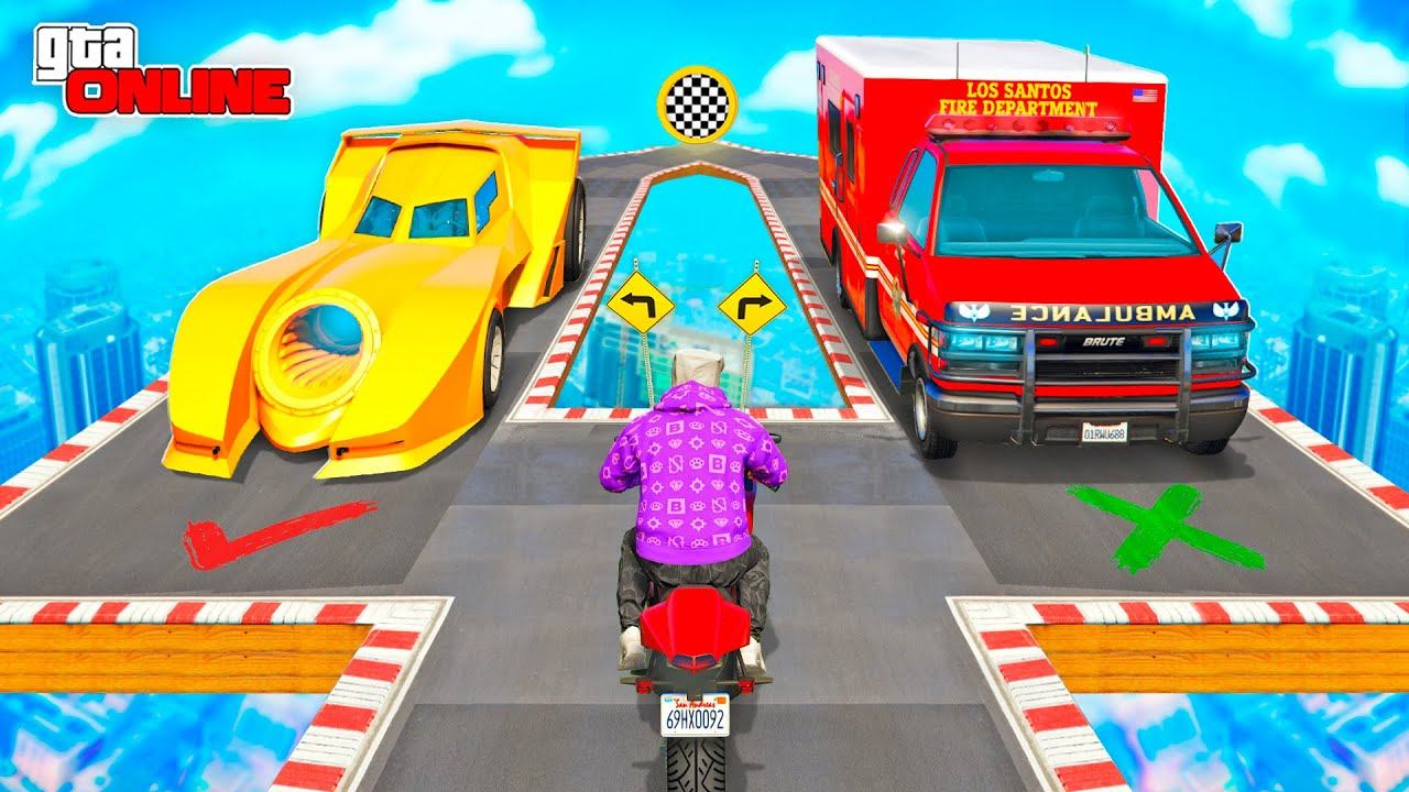 ОЧЕНЬ СЛОЖНЫЙ ВЫБОР! ЖЕСТКИЙ СКИЛЛ-ТЕСТ | ХОРОШИЙ-ПЛОХОЙ ЧЕКПОИНТ В ГТА 5 смотреть онлайн