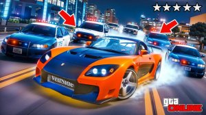 НОЧНАЯ ПОГОНЯ ОТ КОПОВ НА ДРИФТ ТАЧКЕ В ГТА 5! АВТОУГОНЩИК ПРОТИВ КОПОВ | НОЧНЫЕ ПОИСКИ