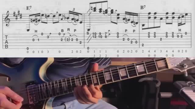 Hold That Train Blues in Em(guitar solo,tab,backing track) смотреть онлайн
