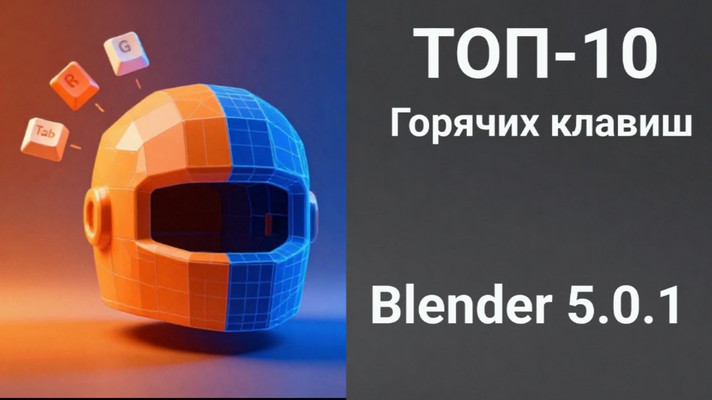 Топ‑10 горячих клавиш Blender, которые реально ускорят работу смотреть онлайн