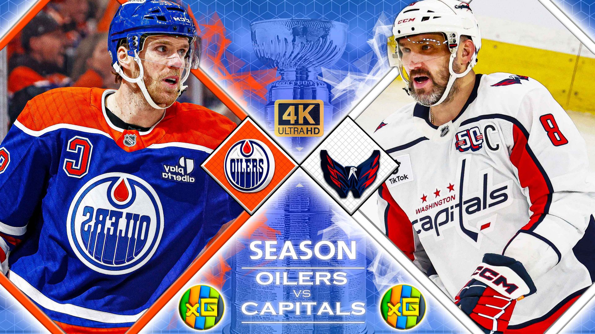 Эдмонтон - Вашингтон | НХЛ | 25.01.2026 | Прямая трансляция | xG смотреть онлайн