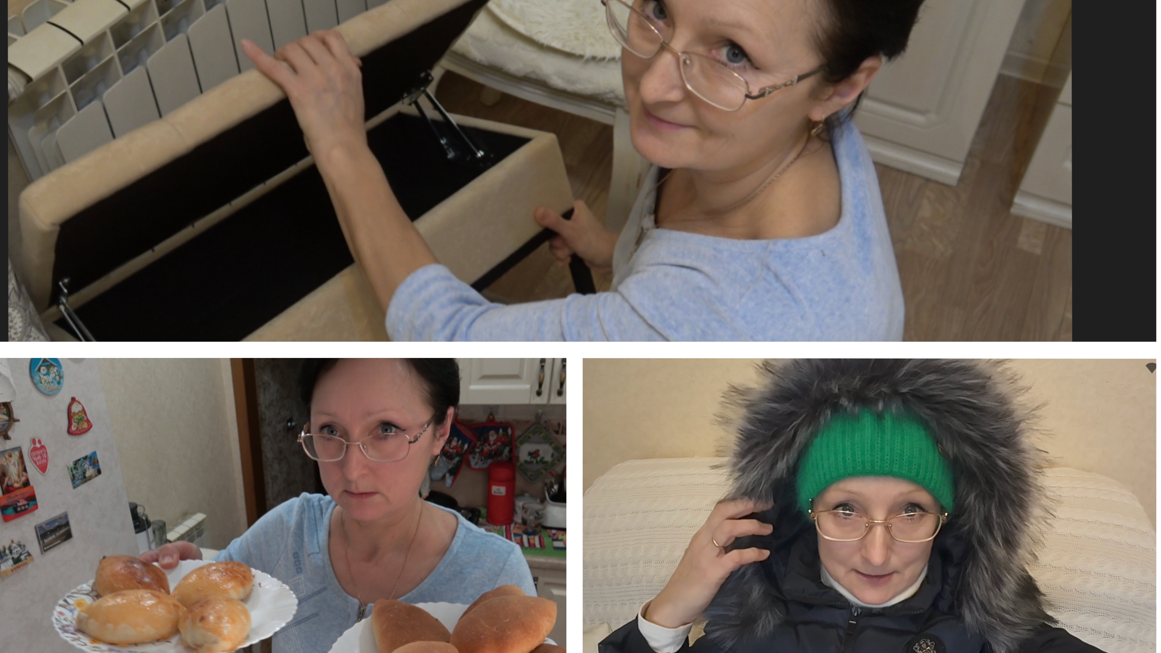 Январь 2026 год. За обувницей в Озон. Довольна. Начинку в мясорубку. Пеку пироги с капустой и мясом. смотреть онлайн