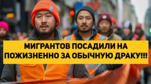 МИГРАНТОВ ПОСАДИЛИ НА ПОЖИЗНЕННО ЗА ОБЫЧНУЮ ДРАКУ!!!