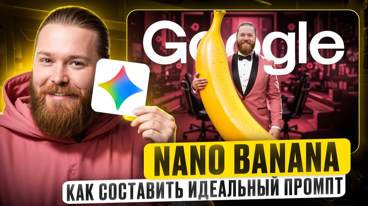 Промпт инжнеринг для NANO BANANA PRO | 10 лучших механик | Gemini для работы смотреть онлайн