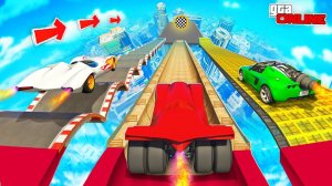 4 РЕАКТИВНЫХ СПУСКА НА ОДНОЙ КАРТЕ В ГТА 5 | СПУСК БЕЗ ТОРМОЗОВ В GTA 5