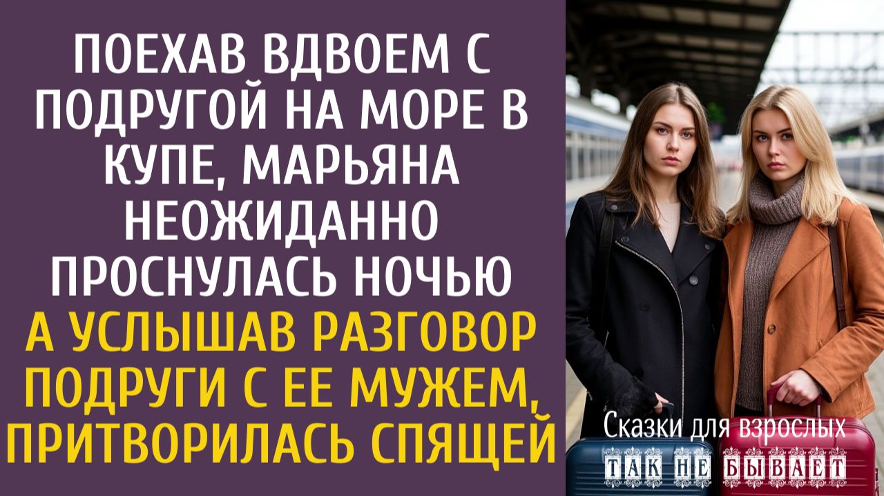 Истории из жизни: поехав с подругой вдвоем на море в купе, Марьяна неожиданно проснулась ночью… смотреть онлайн