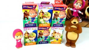 Игрушки Сюрпризы из мультика Маша и Медведь - Открываем Свит Боксы и Киндеры Сюрпризы и Sweet Box