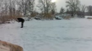 РЫБАЛКА В СИЛЬНЫЙ СНЕГ