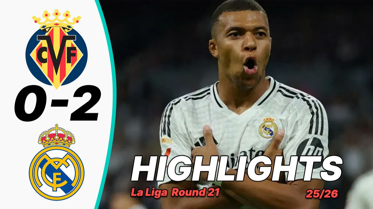 Вильярреал — Реал Мадрид 0:2. Обзор матча. Ла Лига 25/26, Тур 21 смотреть онлайн