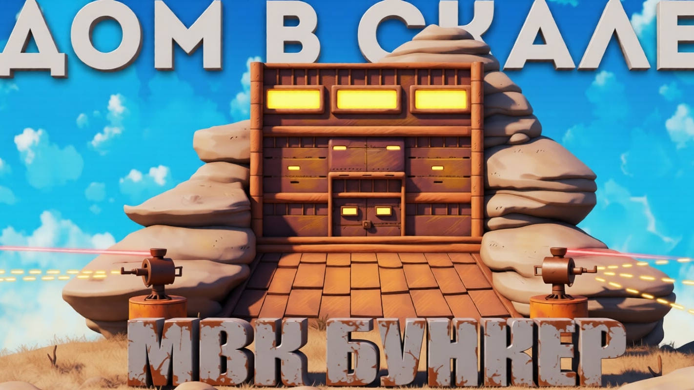 Соло Выживание Построил МВК Бункер в Скале Раст/Rust смотреть онлайн
