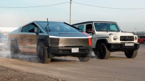 Как обломать ПОНТЫ. КИБЕРТРАК против ГЕЛИКА G63 AMG