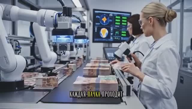 Как делают деньги 💵💸💴 Полный цикл производства 😳 смотреть онлайн