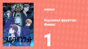 Корзинка фруктов. Финал 1 серия (аниме-сериал, 2021)
