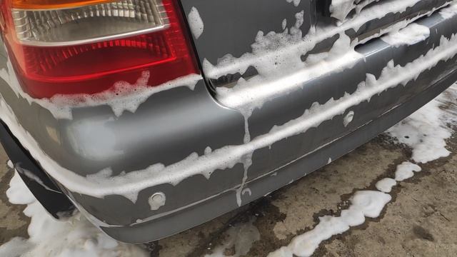 Пеногенератор для автомойки: нанесение активной пены "шапкой", результат смотреть онлайн