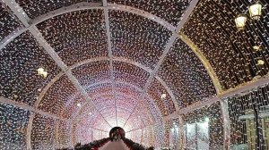 Светящийся туннель, Тверской бульвар, Москва, январь 2026 (Tverskoy Boulevard, Moscow, January 2026)