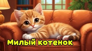 Милый котенок. Мультики для детей. Смотреть. Детям