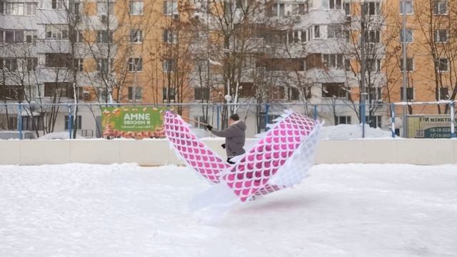 Фитнес с 6-ти метровой лентой Дракона на верёвке смотреть онлайн