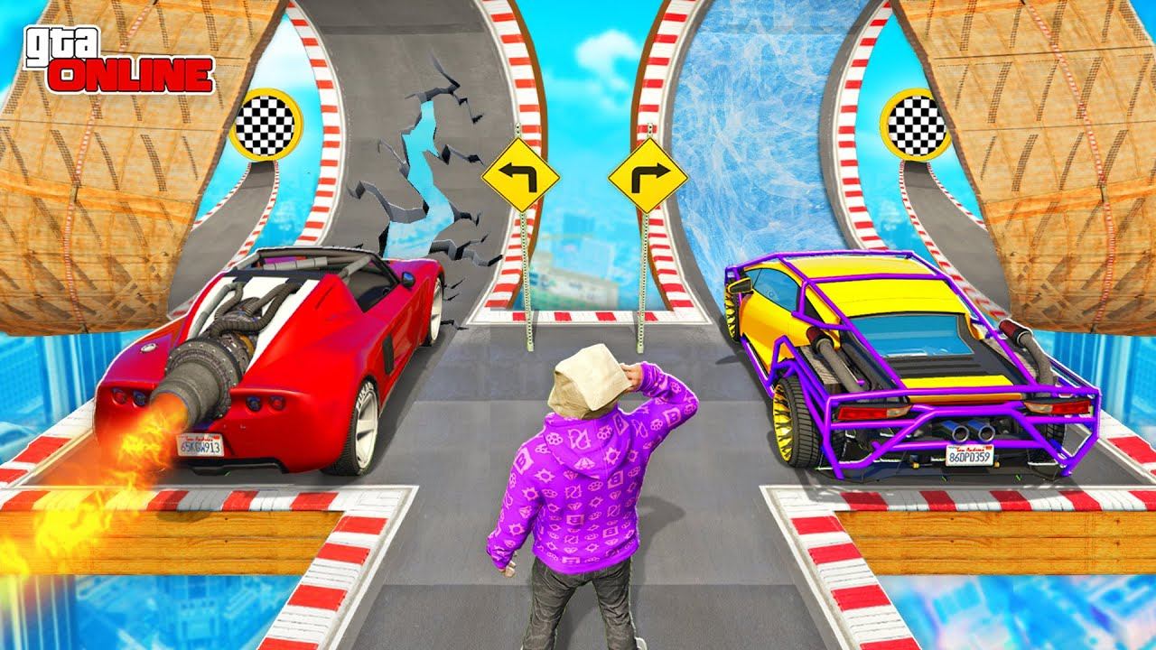 ВЫБЕРИ РАНДОМНУЮ ТАЧКУ ЧТОБЫ ПРОЙТИ СКИЛЛ-ТЕСТ | ХОРОШИЙ-ПЛОХОЙ ЧЕКПОИНТ В ГТА 5 смотреть онлайн