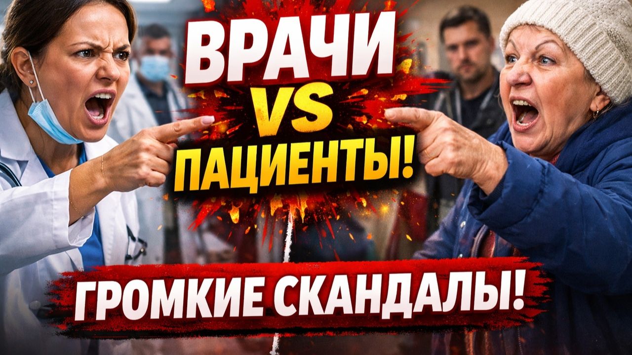 Врачи против пациентов: Скандалы в поликлиниках, которые взорвали сеть! Шокирующие случаи! смотреть онлайн