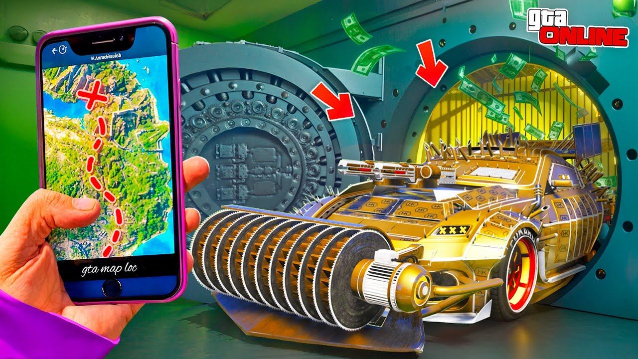 НАШЕЛ ПО ФОТО НИССАН С ПИЛАМИ ИЗ ARENA WAR В БАНКЕ! НАЙДИ ПО ФОТО В GTA 5 ONLINE смотреть онлайн