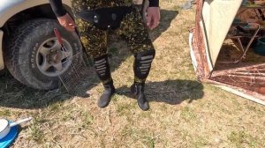 Открываем сезон морепродуктов. Копаем ракушку СПИЗУЛУ. Тестируем гидрокостюм.