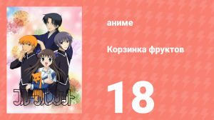Корзинка фруктов 18 серия (аниме-сериал, 2001)