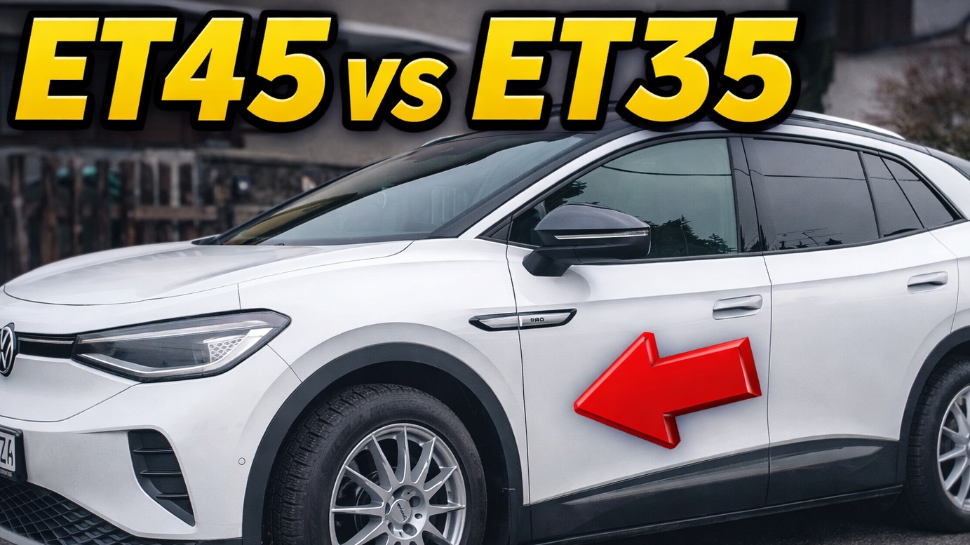 Зимние колеса на Volkswagen ID.4: Ставлю диски с вылетом ET35 вместо ET45 смотреть онлайн