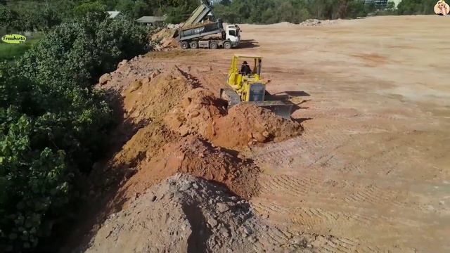 Строительство, засыпка , обзор на прошлый объект смотреть онлайн