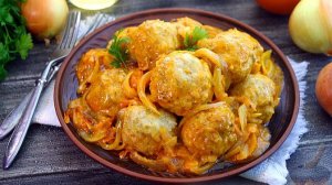 ТЕФТЕЛИ В СМЕТАННО-ТОМАТНОМ СОУСЕ