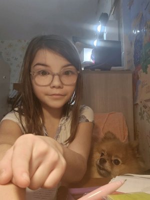 мы с Миком делаем уроки