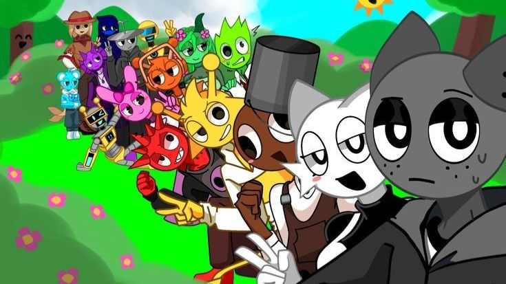 Sprunki group!#someone has the best fanart in the world 🌏🌎🌍 смотреть онлайн