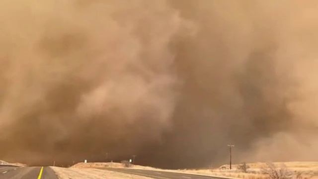 Люди и животные бегут от масштабных пожаров, вспыхнувших в прериях Техаса и Нью-Мексико, США. смотреть онлайн