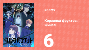 Корзинка фруктов. Финал 6 серия (аниме-сериал, 2021)