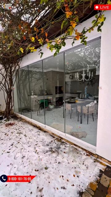 Безрамное остекление беседки в Новороссийске Команда Александра Демина смотреть онлайн