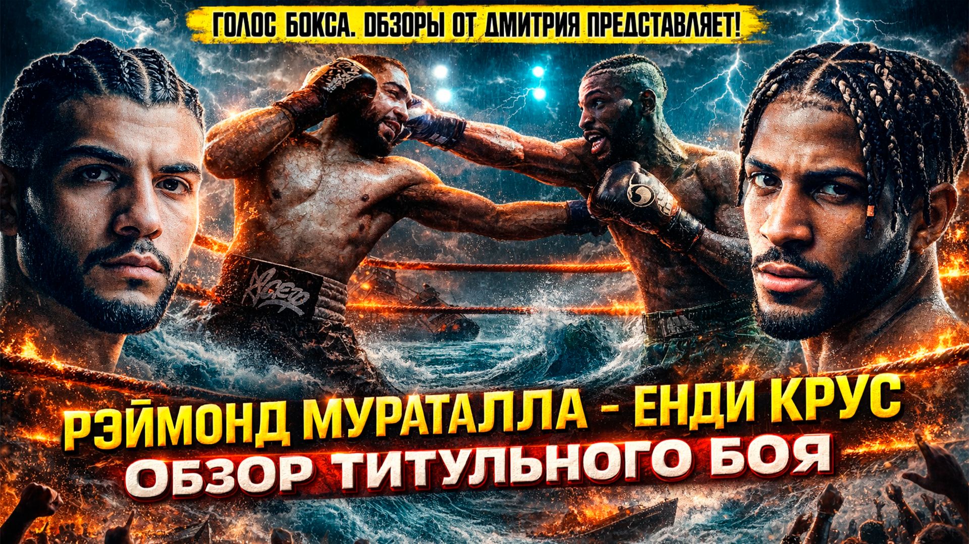 Кубинский ВОЛШЕБНИК ПРОТИВ Американского ТАНКА: Рэймонд Мураталла - Энди Крус смотреть онлайн