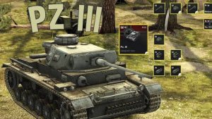 Танки Blitz. Бой на Pz lll.